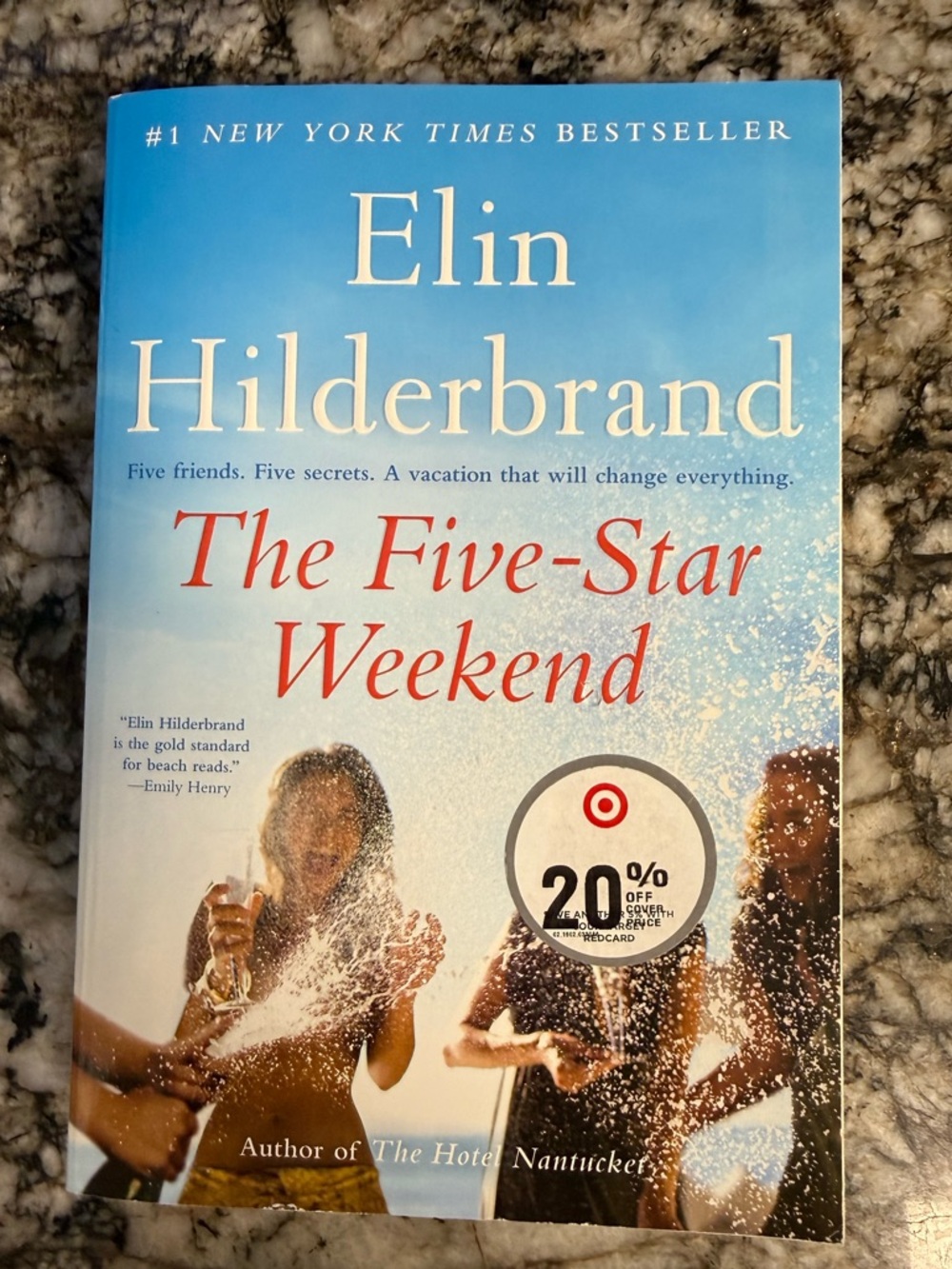 Elin Hilderbrand "The Five-Star Weekend" Paperback - Blue & Cream Cover